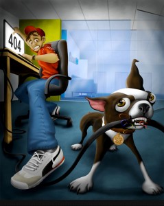 Pantalla de error 404 freak!