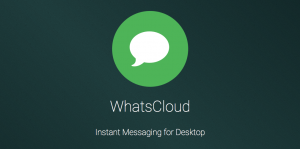 WhatsCloud, una aplicación que te permitirá enviar WhatsApp desde el escritorio y/o tablet