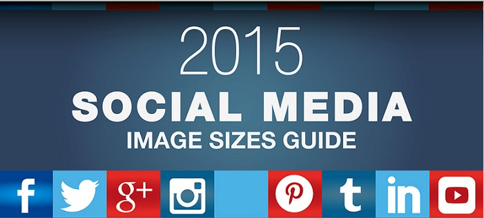 2015 Social media image sizes guide
