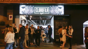 Entrada a Clorofila Digital en Madrid en la presentación de EVOLUTIONS