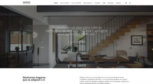 diseño web estudio de arquitectura de interiores